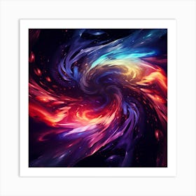 Abstract Swirl Art Print