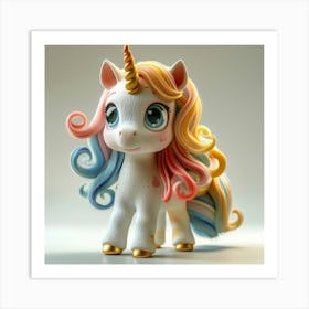 Little Unicorn 43 Art Print