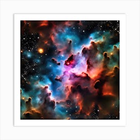 Nebula Clouds Art Print