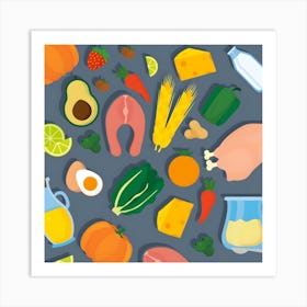 Kato Diet Art Print