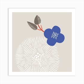 Chrysanthemum Square Art Print