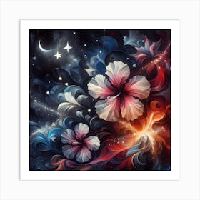 Hibiscus Flower Art Print