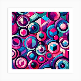 Purple Puzzle Art Print