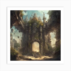 Fantasy Castle 48 Art Print