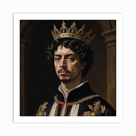 Portrait Of An Emperor Art Print