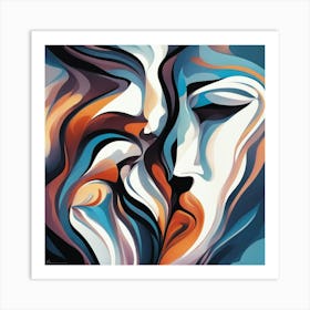 'The Kiss' Art Print