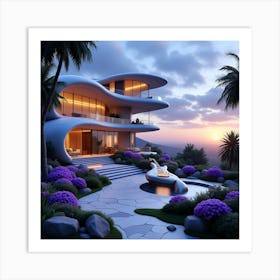 Futuristic House 13 Art Print