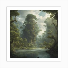 Forest Landscape Art Print