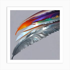 Feathers 6 Art Print