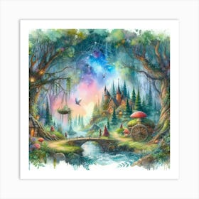 Fairytale Forest 5 Art Print