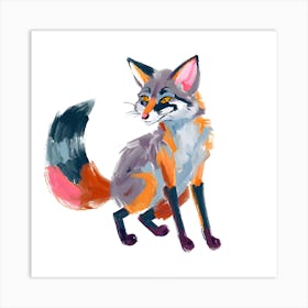 Gray Fox 03 1 Art Print