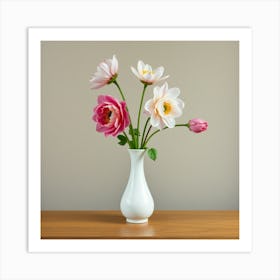 Flowers In A Vase 2 Art Print