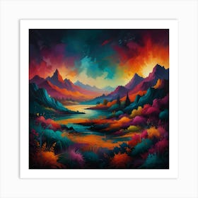 Scotland Landscape Art Print