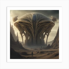 Alien City 1 Art Print