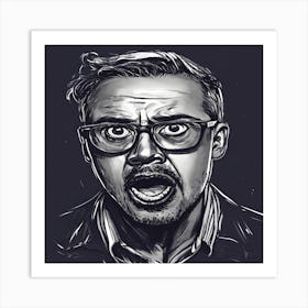 Robert Downey Jr Art Print