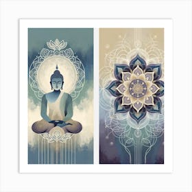 Buddha In Meditation 7 Art Print