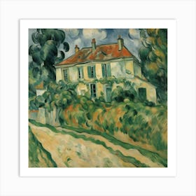 House By Paul Cezanne Art Print