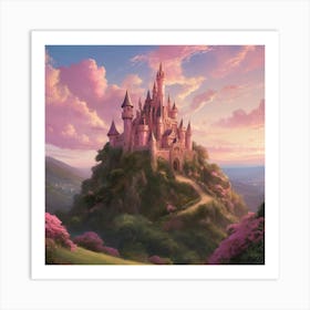 Cinderella Castle Paintings Art Print Art Print