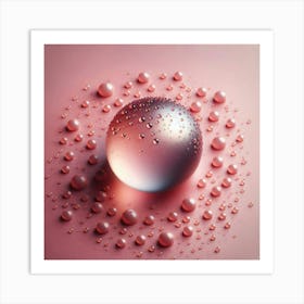 Water Droplet Art Print