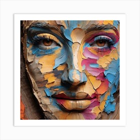 Face Of A Woman Art Print