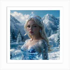 Frozen Princess 1 Art Print