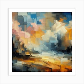 Abstract Painting 3 Art Print