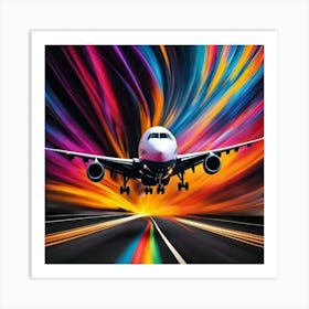 Abstract Airplane Art Print