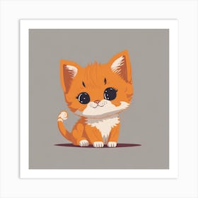 Cute Kitten 7 Art Print