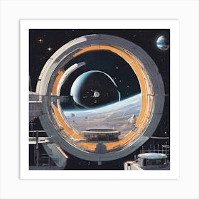 Space Station 50 Art Print