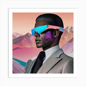 Futuristic Man 10 Art Print