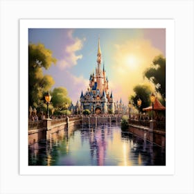 Disneyland, France Art Print