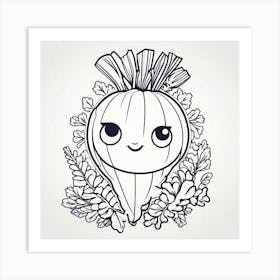 Beet symbol Art Print