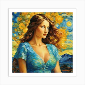 Starry Night fyj 1 Art Print