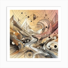 Abstract Painting 17 Art Print