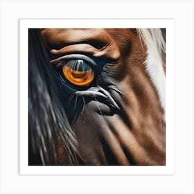 Eye Of A Horse 35 Art Print