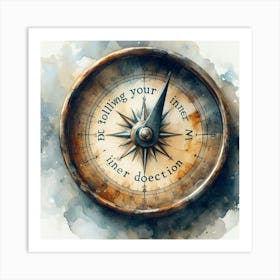 Compass 1 Art Print