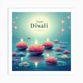 Happy Diwali Images Templates Design S (12) Art Print