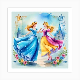 Disney Princesses 1 Art Print