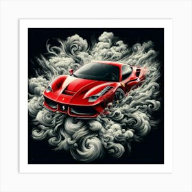 Ferrari 458 Italia Art Print