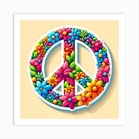 Peace Sign 4 Art Print