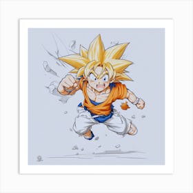 Goku 1 Art Print