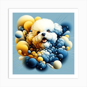 Bichon Frise 01 1 Art Print