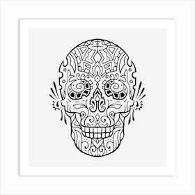Mandala Skull 06 Art Print