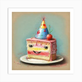 Birthday Cake 3 Art Print