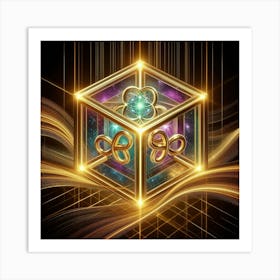 Cube Of Light 5 Art Print