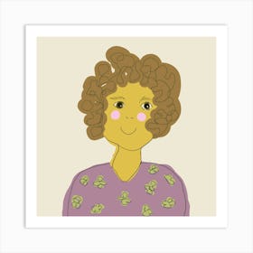 Woman portrait Art Print