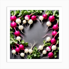 Radishes 33 Art Print