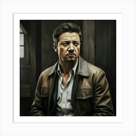 Jeremy Renner 1 Art Print