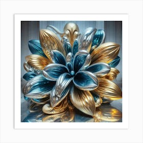 Glass flower 1 Art Print