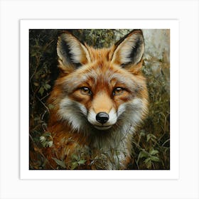 Fox Portrait Art Print